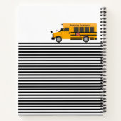 Carnet Stripes de bus scolaires Conception PC portable sc (Dos)