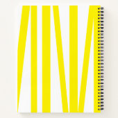 Carnet Stripes Jaunes Modernes & Faites Votre Rêve (Dos)