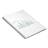 Carnet Stroke Skyline de Seattle (Côté Droit)