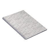 Carnet Structure de modèle de briques de mur (Côté Droit)