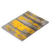 Carnet Structure jaune mur en bois texture (Côté gauche)