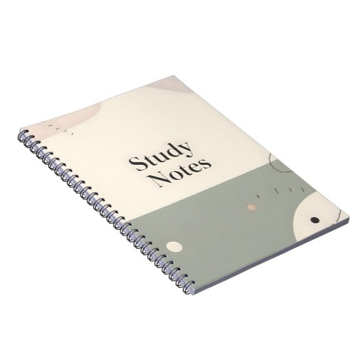 Carnet Student Study Notebook Minimalist Aesthetic Notes (Côté Droit)