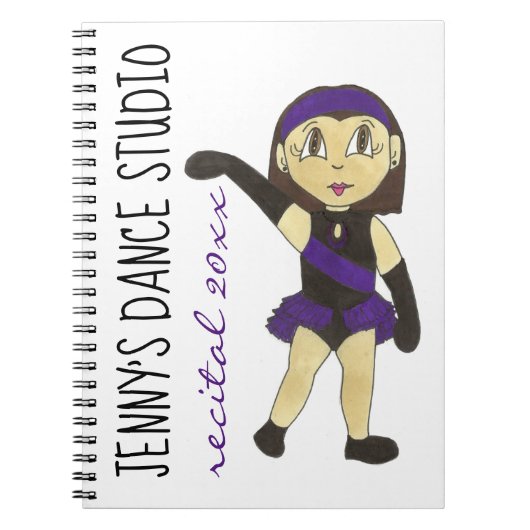 Carnet Studio de Danse customisée Considérant Mémoires En (Devant)