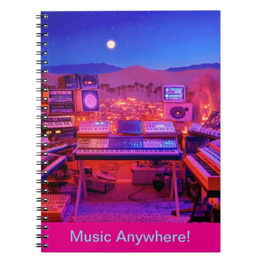 Carnet Studio de musique du désert (Devant)