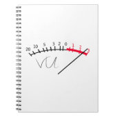 Carnet Studio de niveau sonore VU Meter (Devant)