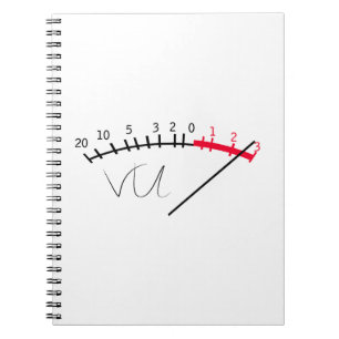 Carnet Studio de niveau sonore VU Meter