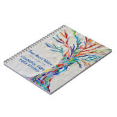 Carnet Studio Yoga Coloré Mosaic Tree (Côté gauche)