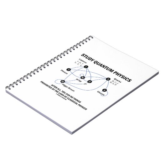 Carnet Study Quantum Physics You Can Do Things (Côté gauche)