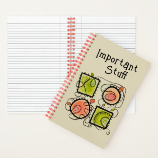 Carnet Stuff important 8.5x5.5