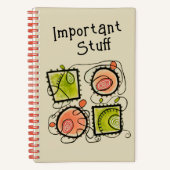 Carnet Stuff important 8.5x5.5 (Recto)