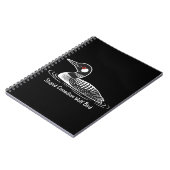 Carnet Stupid Canadian Wolf Bird Funny Canada Gift Loon  (Côté gauche)