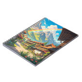 Carnet style anime de village de rêve (Côté gauche)