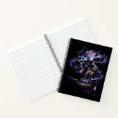 Carnet Style Anime Noir : Couverture spirale de Kakashi H (Intérieur)