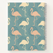 Carnet Style Art déco motif flamant (Dos)