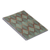 Carnet Style Art déco texture motif transparente (Côté Droit)
