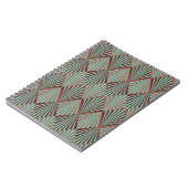 Carnet Style Art déco texture motif transparente (Côté gauche)