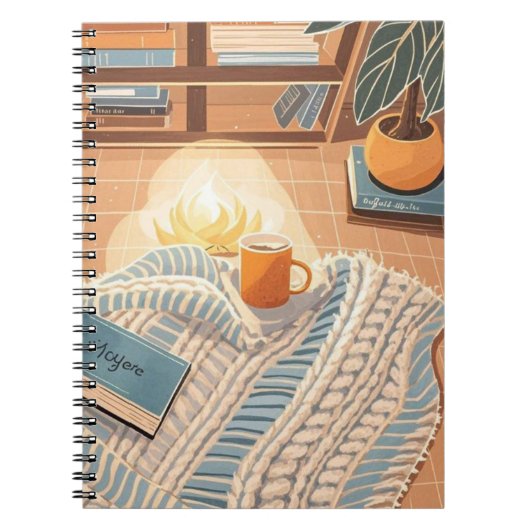 Carnet Style Boho chaleureux et Abstrait (Devant)