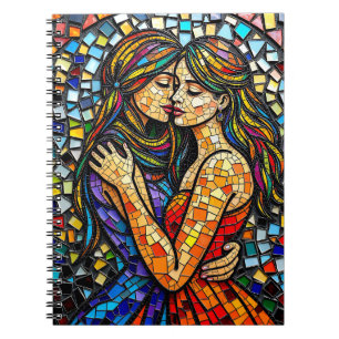 Carnet Style Carrelage Mosaïque Art Art Romantique Embras