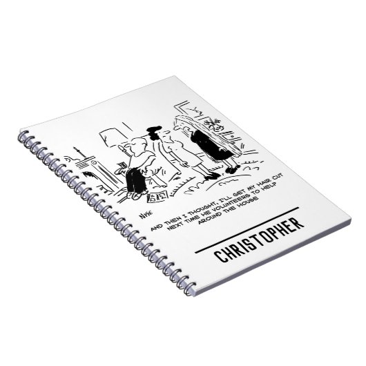 Carnet Style cheveux longs en raison de l'absence de coup (Côté Droit)