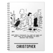 Carnet Style cheveux longs en raison de l'absence de coup (Devant)