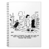 Carnet Style cheveux longs en raison de l'absence de coup (Devant)