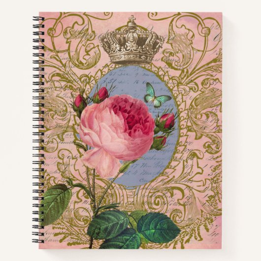 Carnet Style chic victorien antique (Devant)