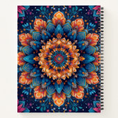 Carnet Style d'art numérique de fleur de mandala-23907 (Dos)