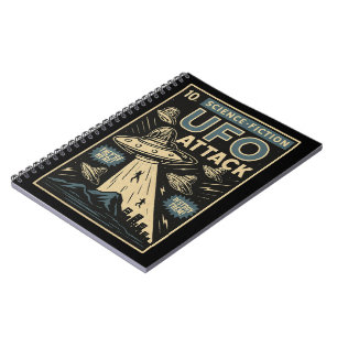 Carnet Style de bande dessinée UFO