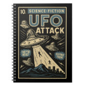 Carnet Style de bande dessinée UFO (Devant)