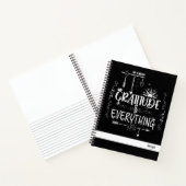 Carnet Style de tableau de bord Gratitude est tout Citati (Intérieur)