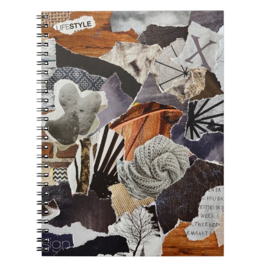 Carnet style de vie Couleur de l'atmosphère gris, marron, (Devant)
