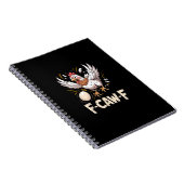 Carnet Style décontracté créatif Funny F Caw F Hen (Côté Droit)