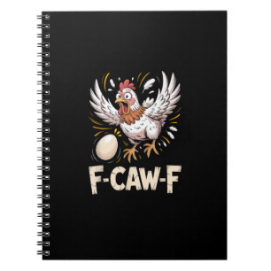 Carnet Style décontracté créatif Funny F Caw F Hen