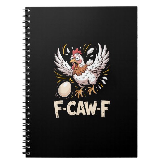 Carnet Style décontracté créatif Funny F Caw F Hen (Devant)