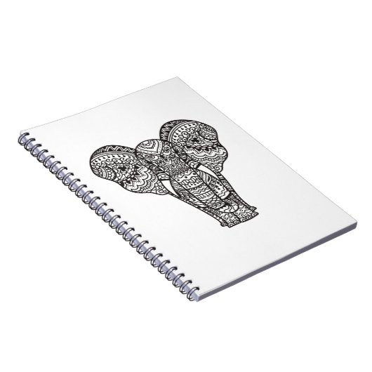 Carnet Style décoratif d'éléphant (Côté Droit)