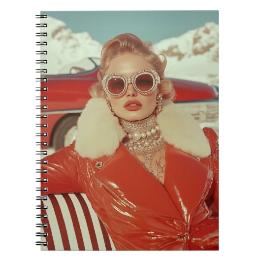 Carnet Style d'hiver rétro et glamour dans un cadre alpin (Devant)