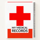 Carnet Style d'ordinateur portable Médicale pour la tenue (Dos)