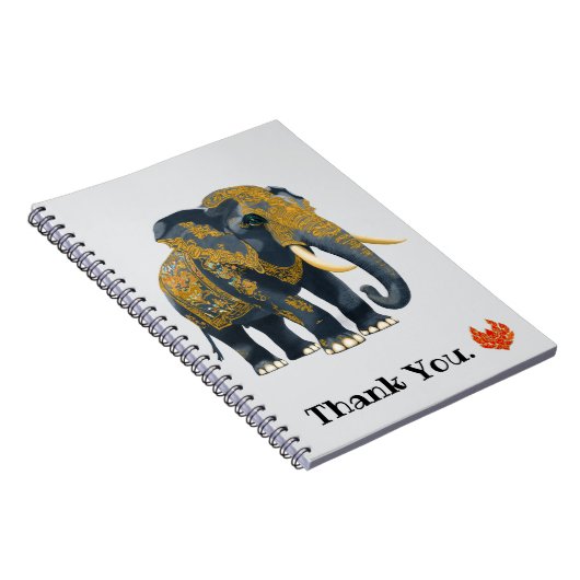 Carnet Style Elephant Thaïlande. (Côté Droit)