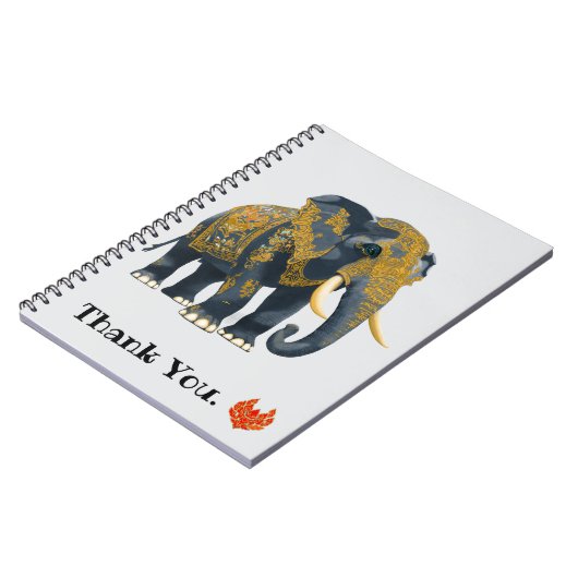 Carnet Style Elephant Thaïlande. (Côté gauche)