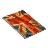 Carnet Style Grunge Union Jack Drapeau britannique (Côté Droit)