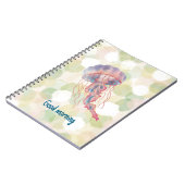 Carnet Style Jellyfish-Qualle-Watercolor (Côté gauche)