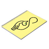 Carnet Style Kitty Cat Outline (Côté gauche)