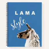 Carnet Style Lama (Devant)