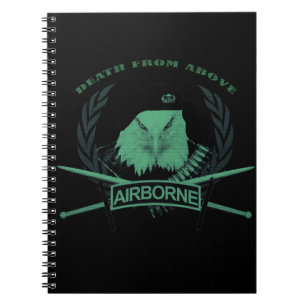 Carnet Style militaire d'insignes de troupes aéroportées