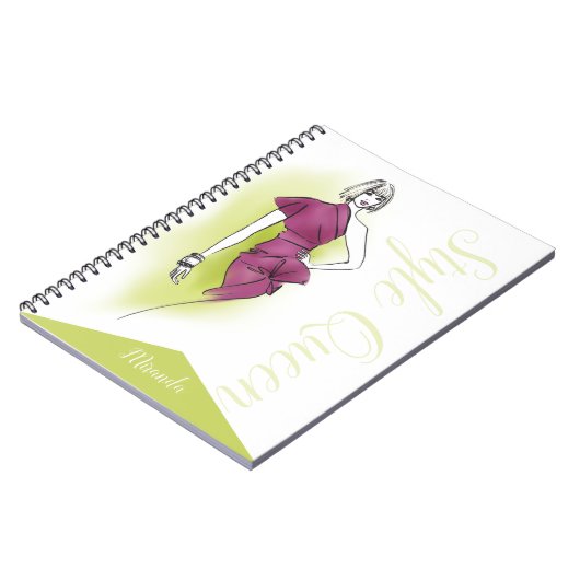 Carnet Style Queen Girl (Côté gauche)