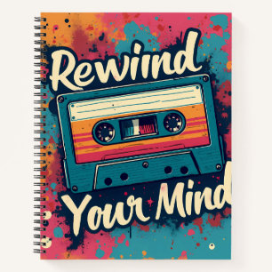 Carnet Style Rétro Revenez à votre esprit