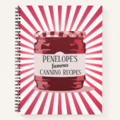 Carnet Style Rétro Vos Célèbres Recettes De Canne Rouge J (Devant)