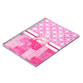 Carnet Style rose Girly d'album (Côté gauche)