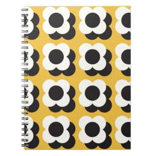 Carnet Style scandinave, motif vintage fleuri