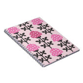 Carnet Style scandinave trèfle floral vintage transparent (Côté Droit)